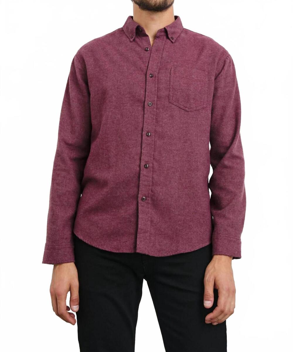 NEW RAILS runson shirt in currant